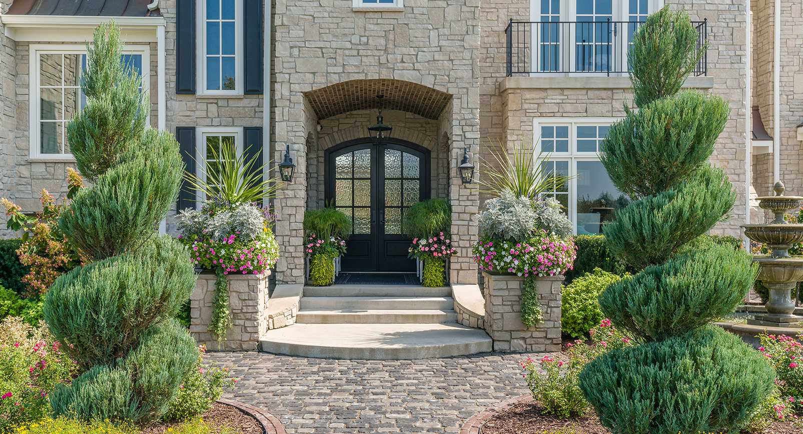 Exterior of home and landscaping at residence in Ankeny, Iowa